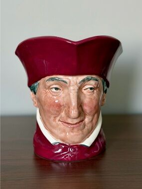 Royal Doulton The Cardinal Large 6” Vintage Character Jug England